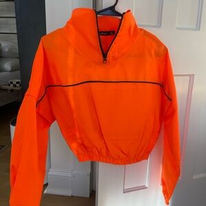 Boo hoo 3/4 zip windbreaker